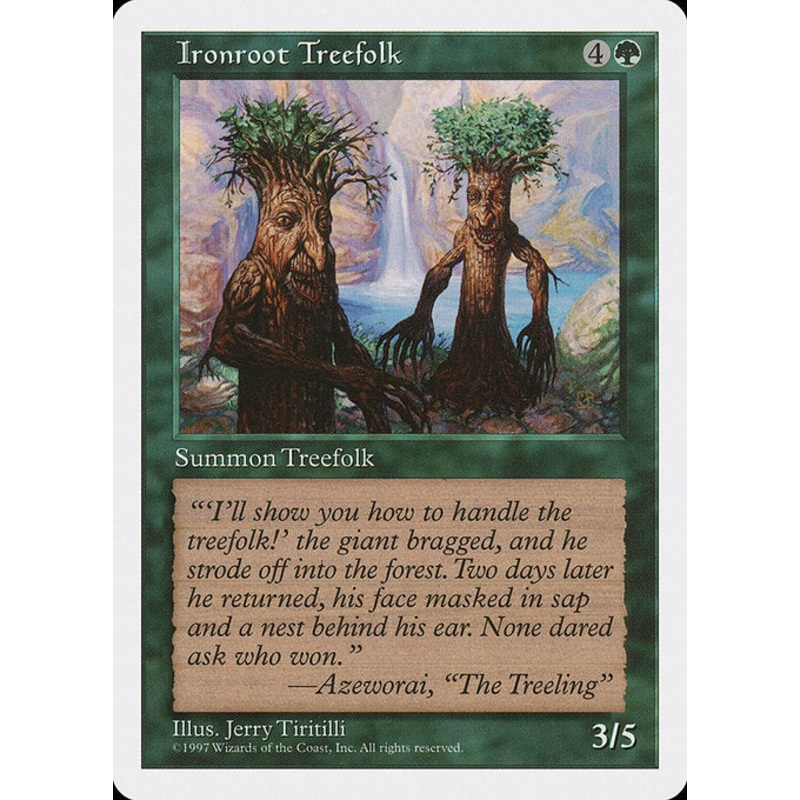 5ED: Ironroot Treefolk