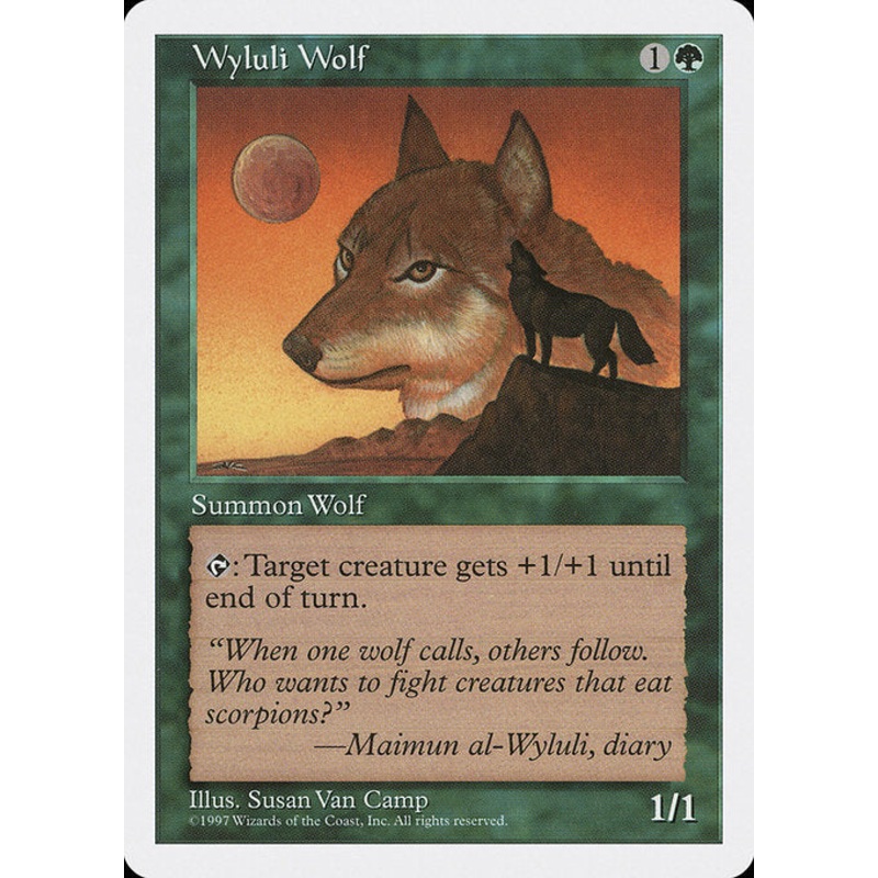 5ED: Wyluli Wolf