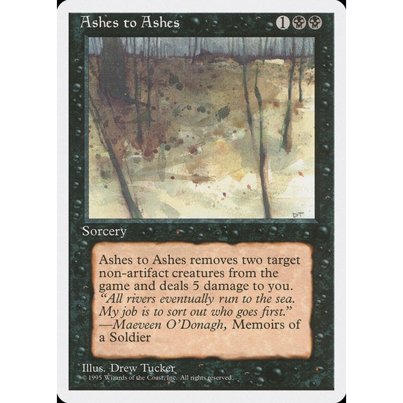 4ED: Ashes to Ashes