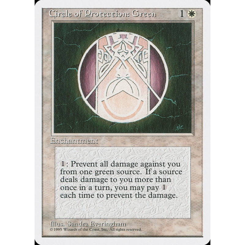 4ED: Circle of Protection: Green