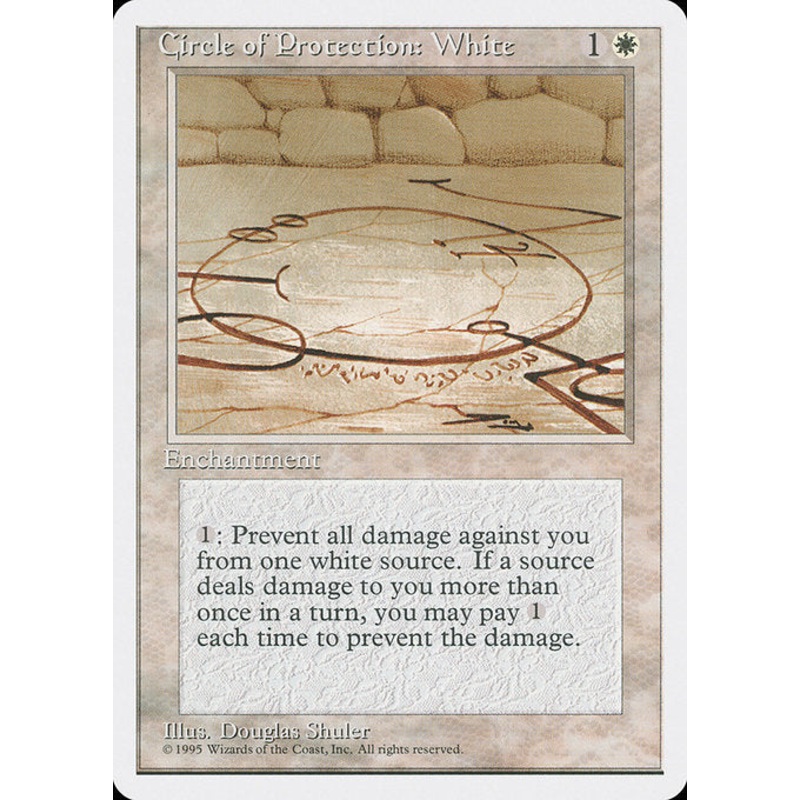 4ED: Circle of Protection: White