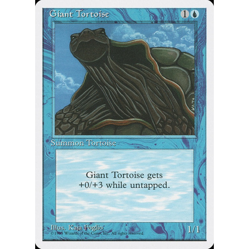 4ED: Giant Tortoise