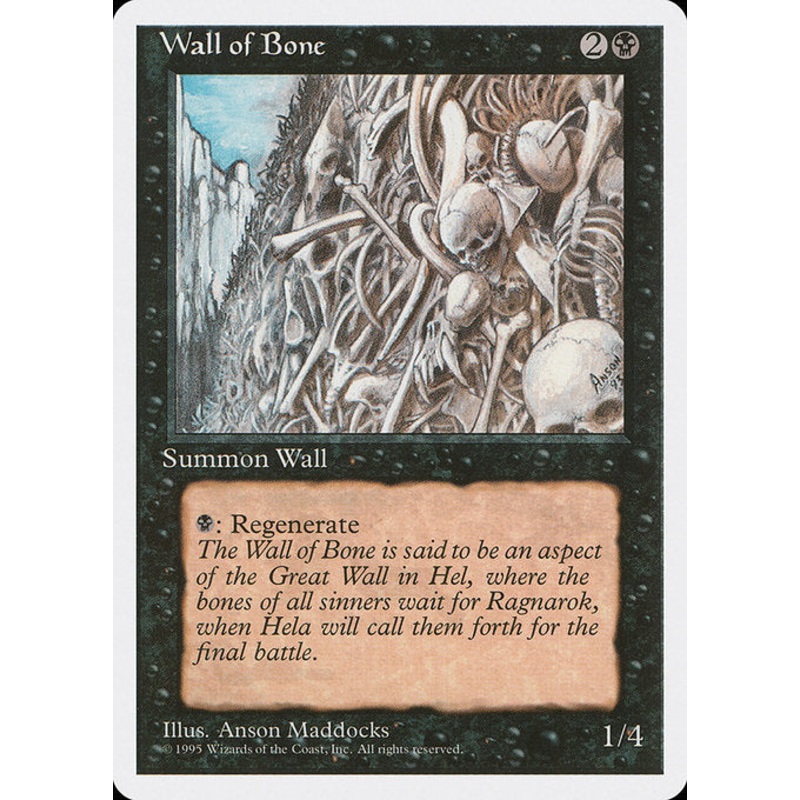 4ED: Wall of Bone