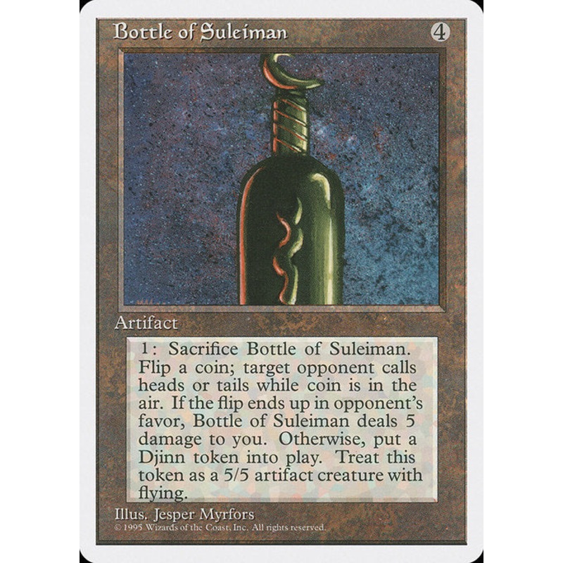 4ED: Bottle of Suleiman