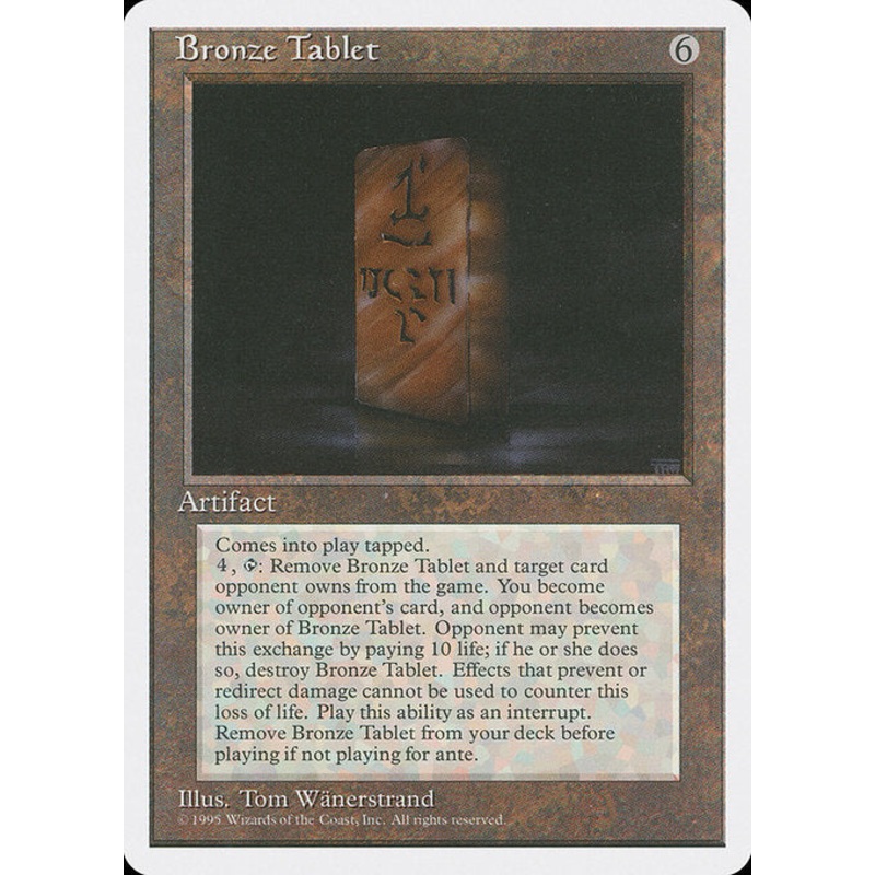 4ED: Bronze Tablet