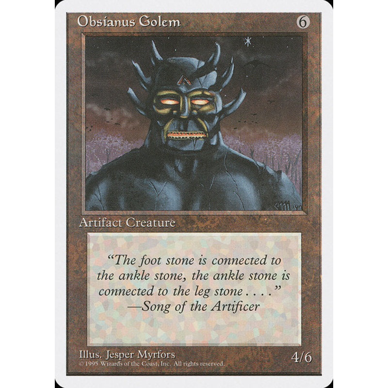 4ED: Obsianus Golem