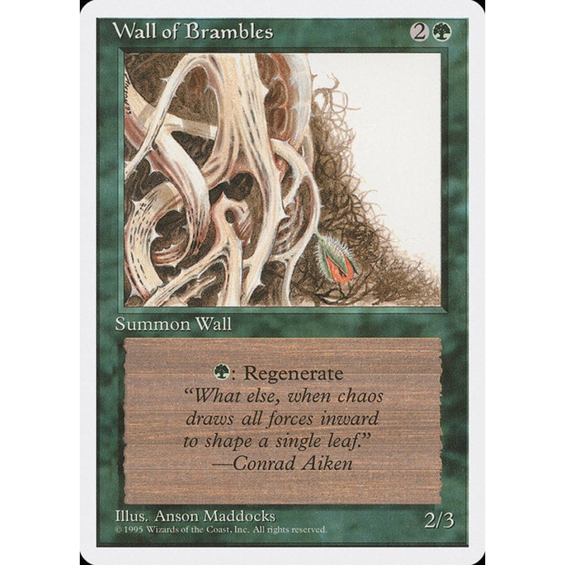4ED: Wall of Brambles