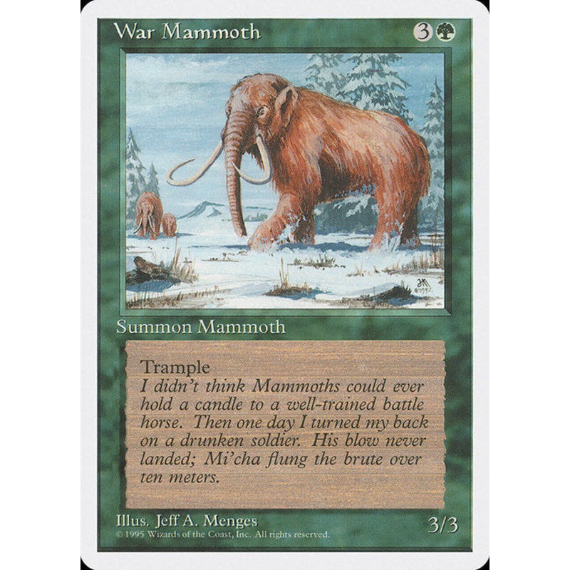 4ED: War Mammoth