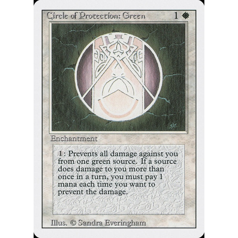 3ED: Circle of Protection: Green