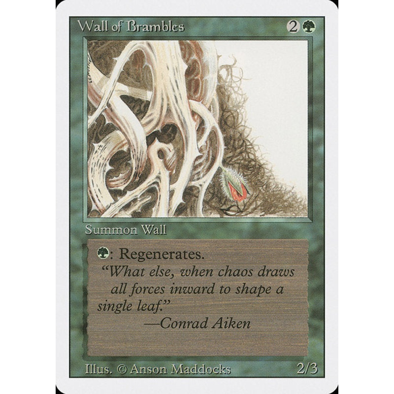 3ED: Wall of Brambles