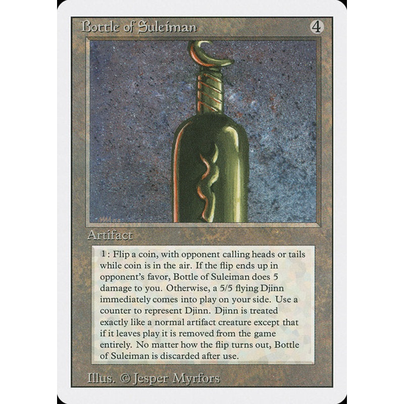 3ED: Bottle of Suleiman