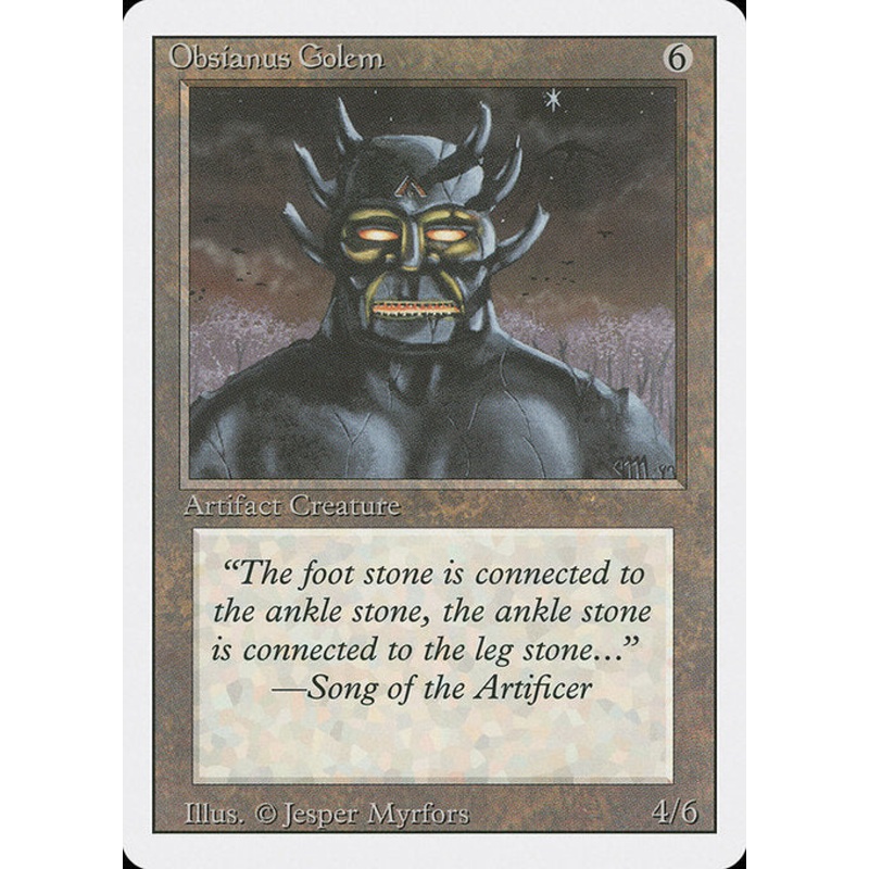 3ED: Obsianus Golem