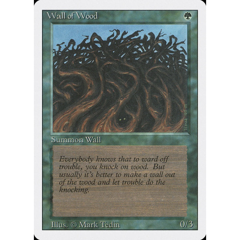3ED: Wall of Wood