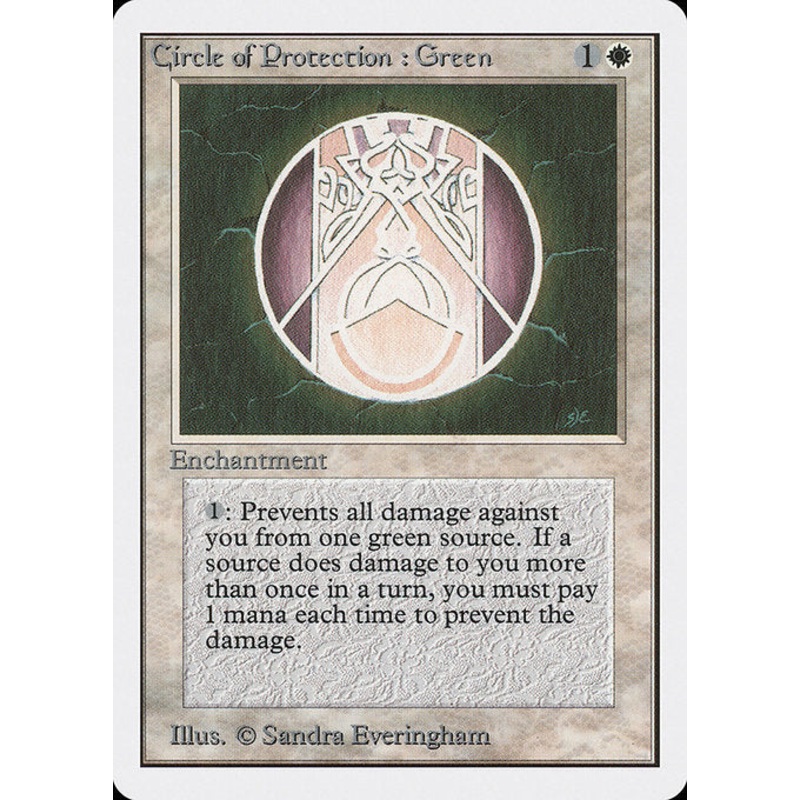 2ED: Circle of Protection: Green