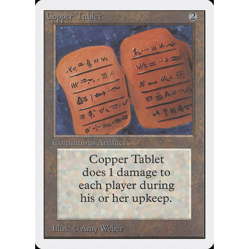 2ED: Copper Tablet
