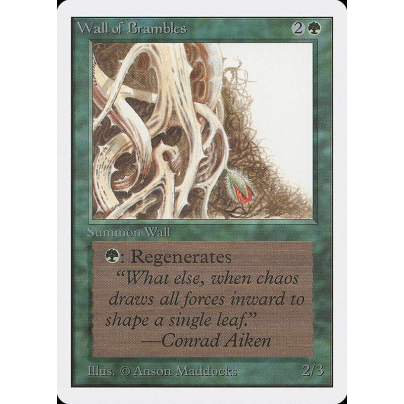 2ED: Wall of Brambles