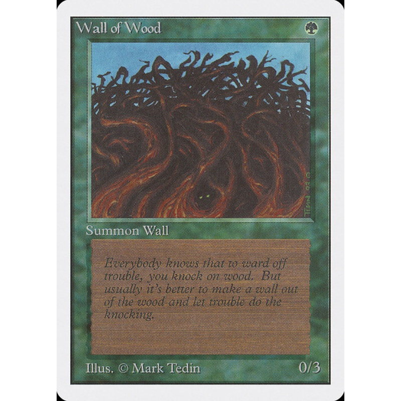 2ED: Wall of Wood