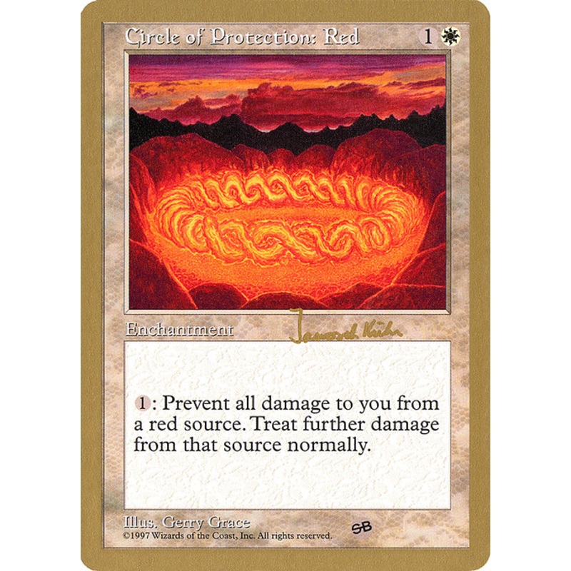 WC97: Circle of Protection: Red - 1997 Janosch Kuhn (5ED) (SB)