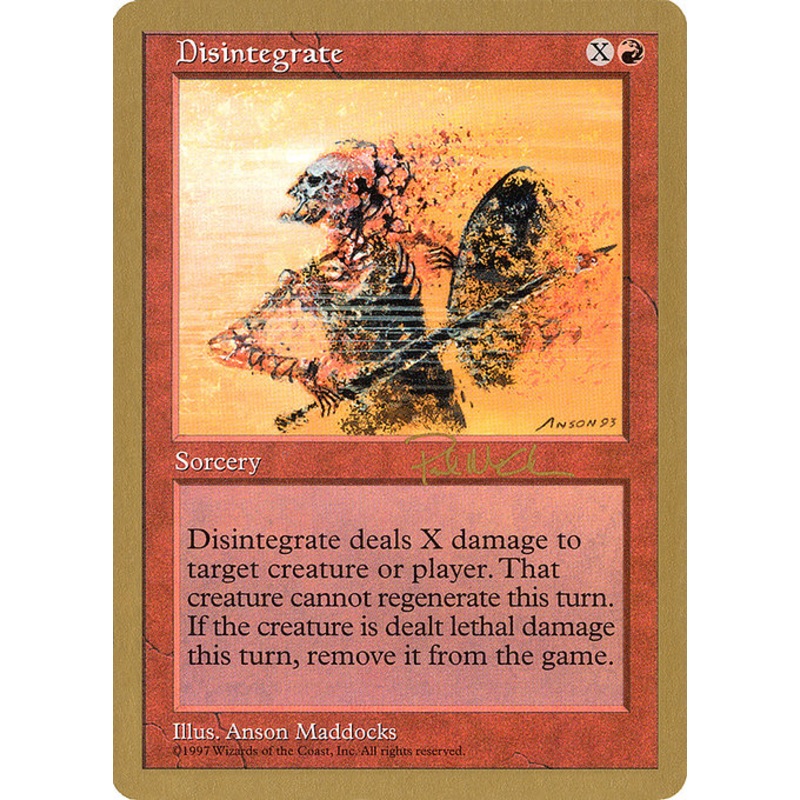 WC97: Disintegrate - 1997 Paul McCabe (5ED)