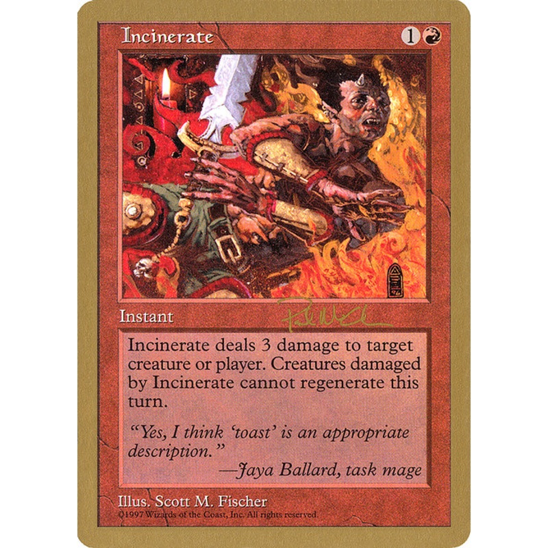 WC97: Incinerate - 1997 Paul McCabe (5ED)