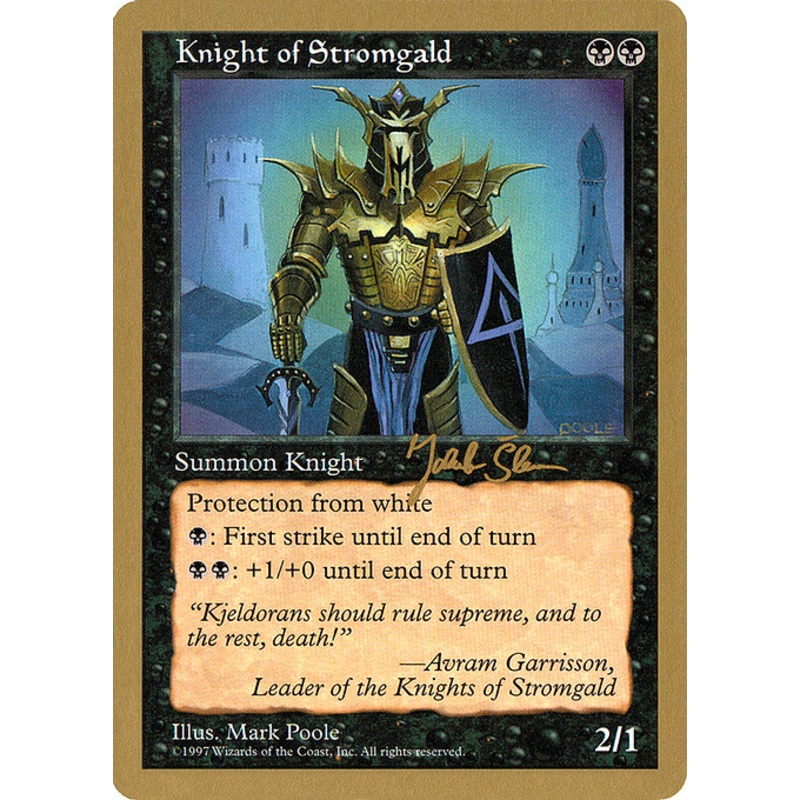 WC97: Knight of Stromgald - 1997 Jakub Slemr (5ED)
