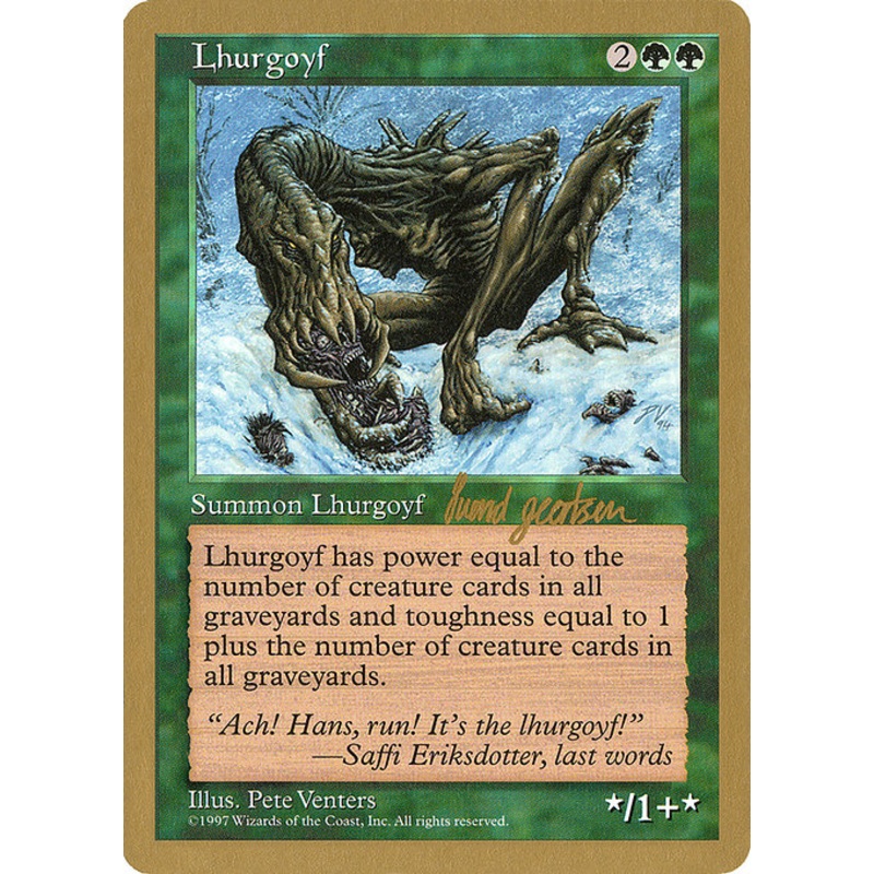 WC97: Lhurgoyf - 1997 Svend Geertsen (5ED)