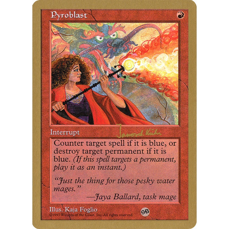 WC97: Pyroblast - 1997 Janosch Kuhn (5ED) (SB)