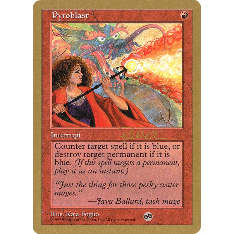 WC97: Pyroblast - 1997 Paul McCabe (5ED) (SB)