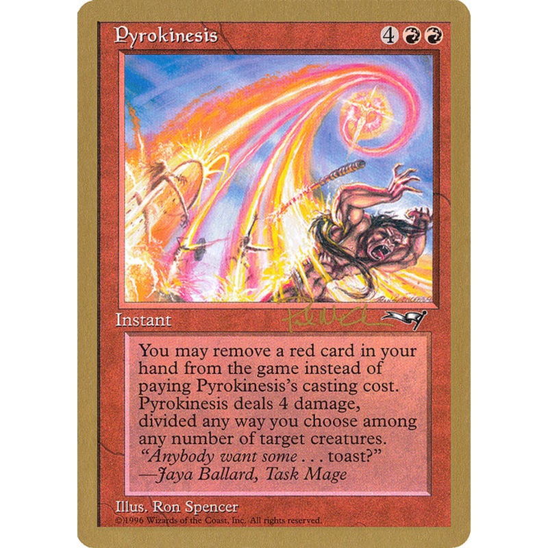 WC97: Pyrokinesis - 1997 Paul McCabe (ALL)