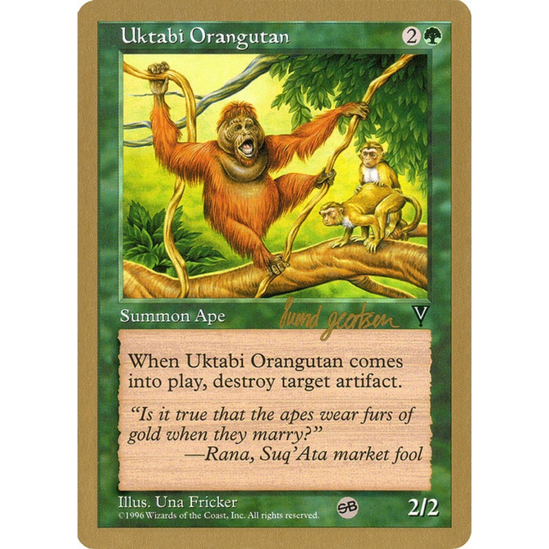 WC97: Uktabi Orangutan - 1997 Svend Geertsen (VIS) (SB)