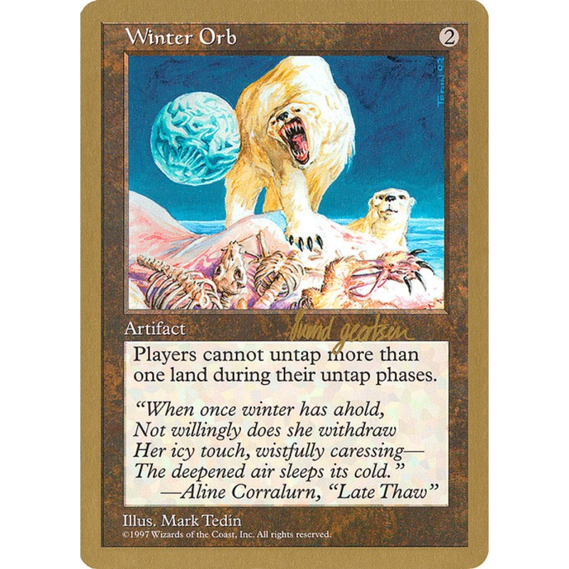 WC97: Winter Orb - 1997 Svend Geertsen (5ED)