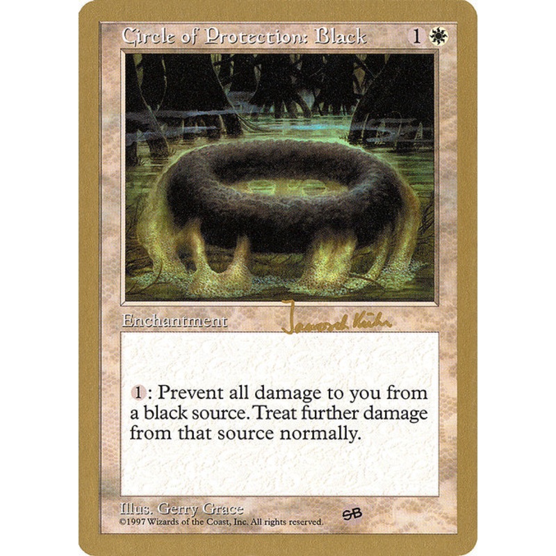 WC97: Circle of Protection: Black - 1997 Janosch Kuhn (5ED) (SB)