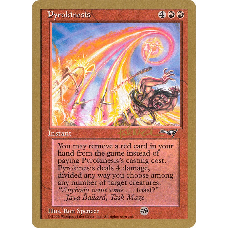 WC97: Pyrokinesis - 1997 Paul McCabe (ALL) (SB)