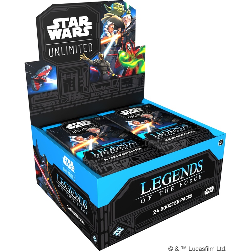 Star Wars Unlimited: Legends of the Force - Booster Display