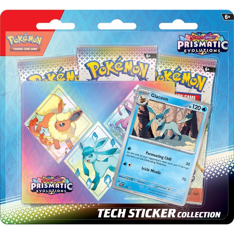 Scarlet & Violet 8.5 - Prismatic Evolutions Tech Sticker Collection