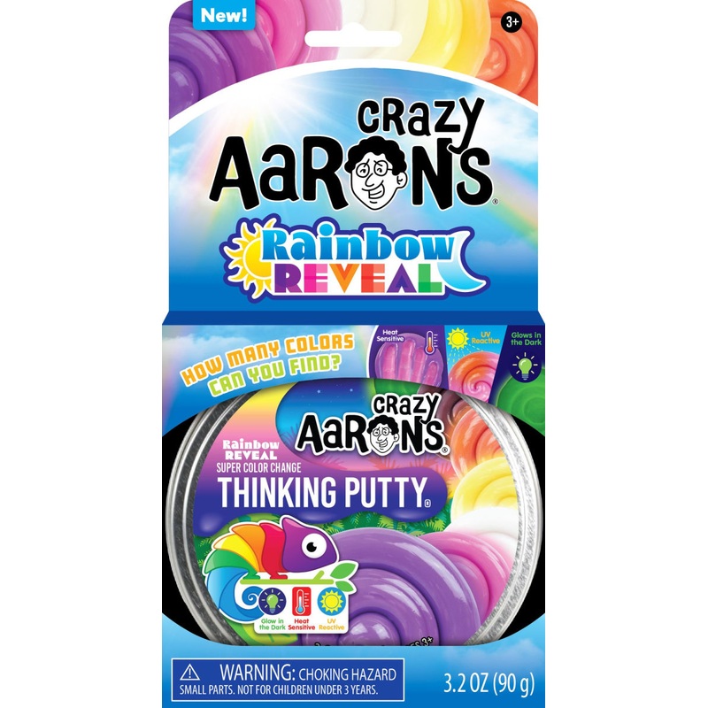 Crazy Aaron's Thinking Putty - Rainbow Reveal