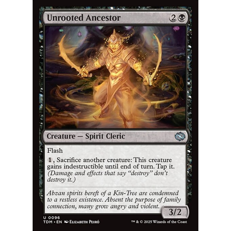 TDM: Unrooted Ancestor