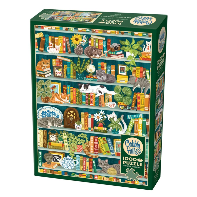The Purrfect Bookshelf (1000 pc puzzle)
