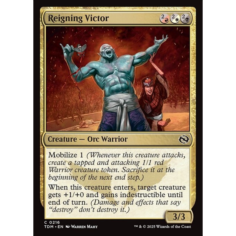 TDM: Reigning Victor