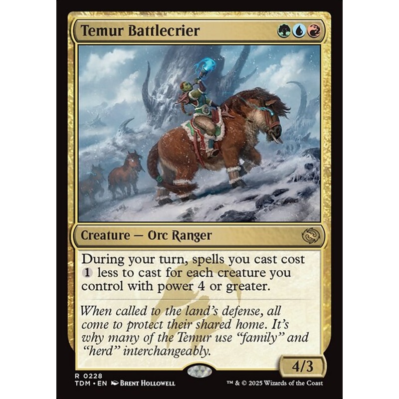 TDM: Temur Battlecrier (Foil)