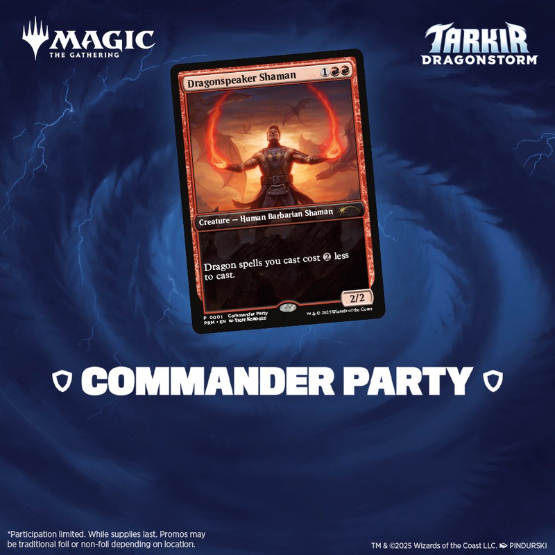 (Noblesville) Tarkir Dragonstorm Commander Party (May)