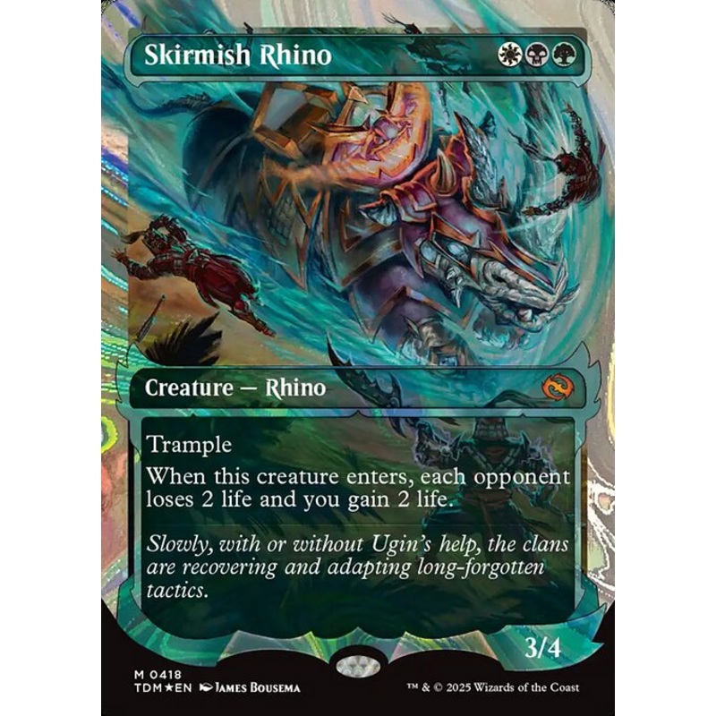 TDM: Skirmish Rhino (Showcase) (Halo Foil)