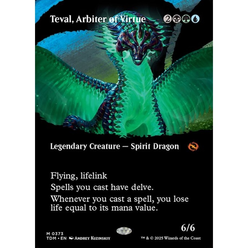 TDM: Teval, Arbiter of Virtue (Borderless) (Foil)