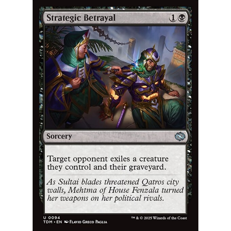 TDM: Strategic Betrayal (Foil)