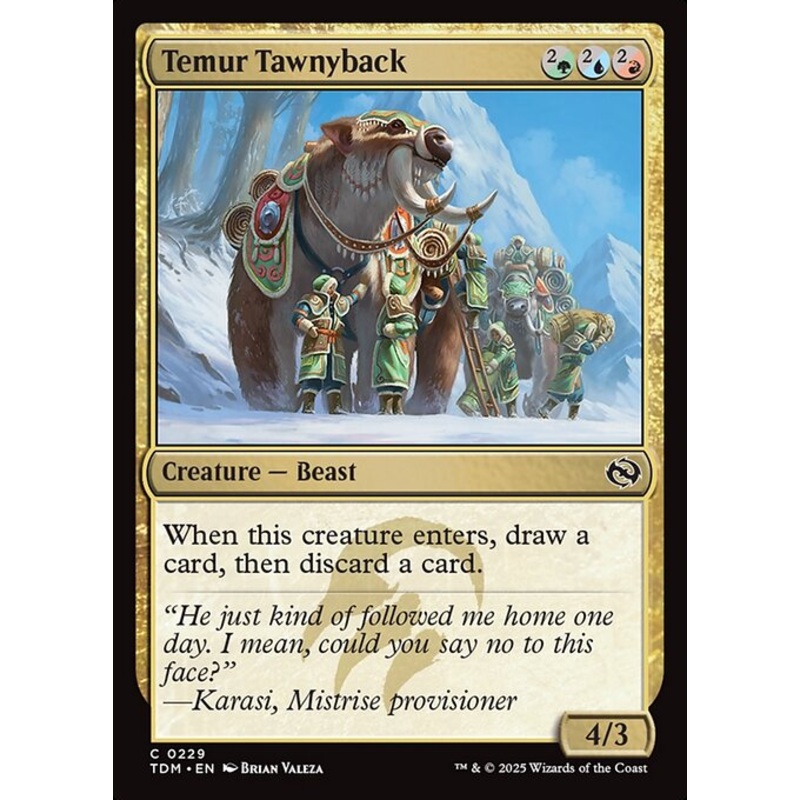 TDM: Temur Tawnyback (Foil)