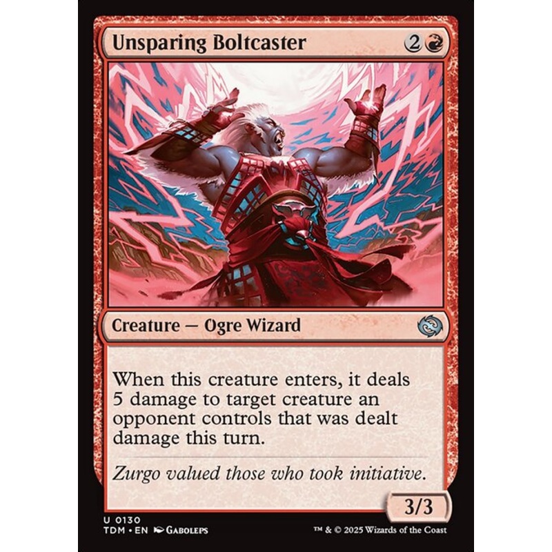 TDM: Unsparing Boltcaster