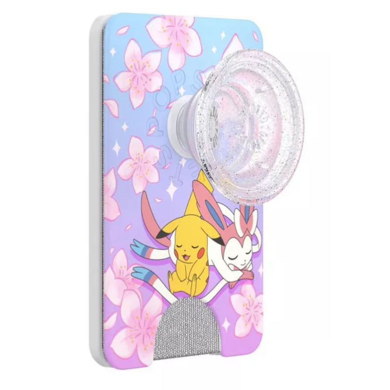 PopSockets: Magnetic Phone Wallet+ Pokemon - Translucent Sakura Dreams