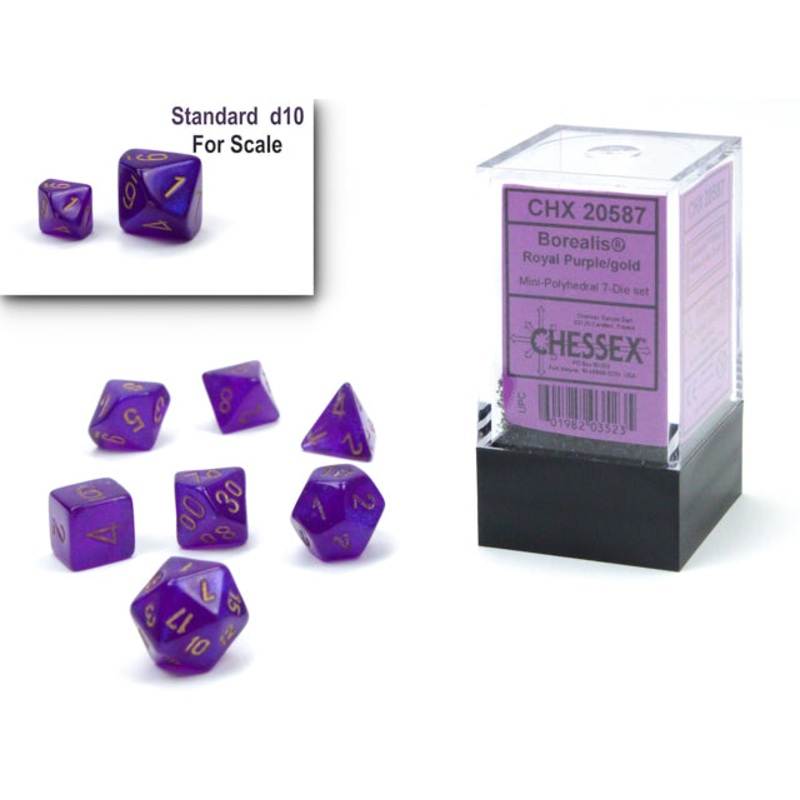 Chessex: Borealis Mini 7-Dice Set
