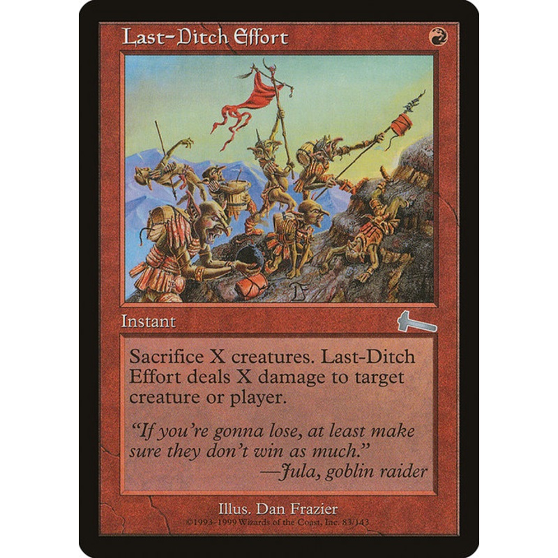 ULG: Last-Ditch Effort (Foil)