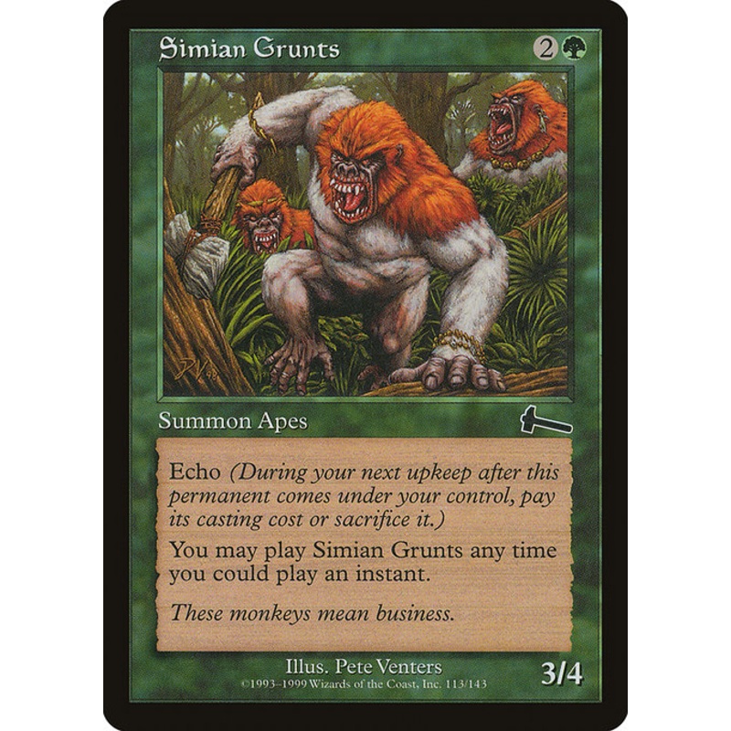 ULG: Simian Grunts